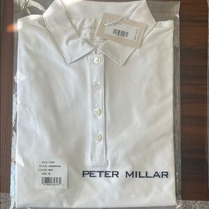 Peter Millar Classic White Polo Shirt